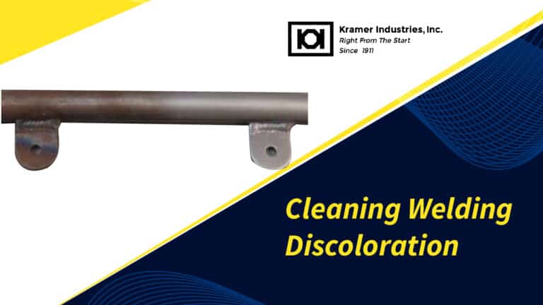 Cleaning Welding Discoloration-Kramer