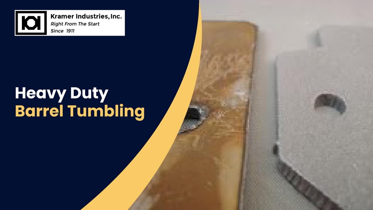 Heavy duty barrel tumbling-Kramer