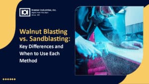 walnut blasting vs sandblasting -Kramer