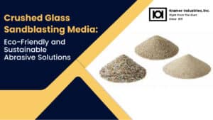 Crushed Glass Sandblasting Media