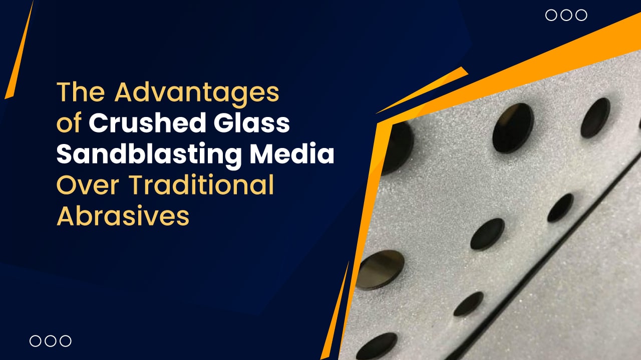 Crushed Glass Sandblasting Media
