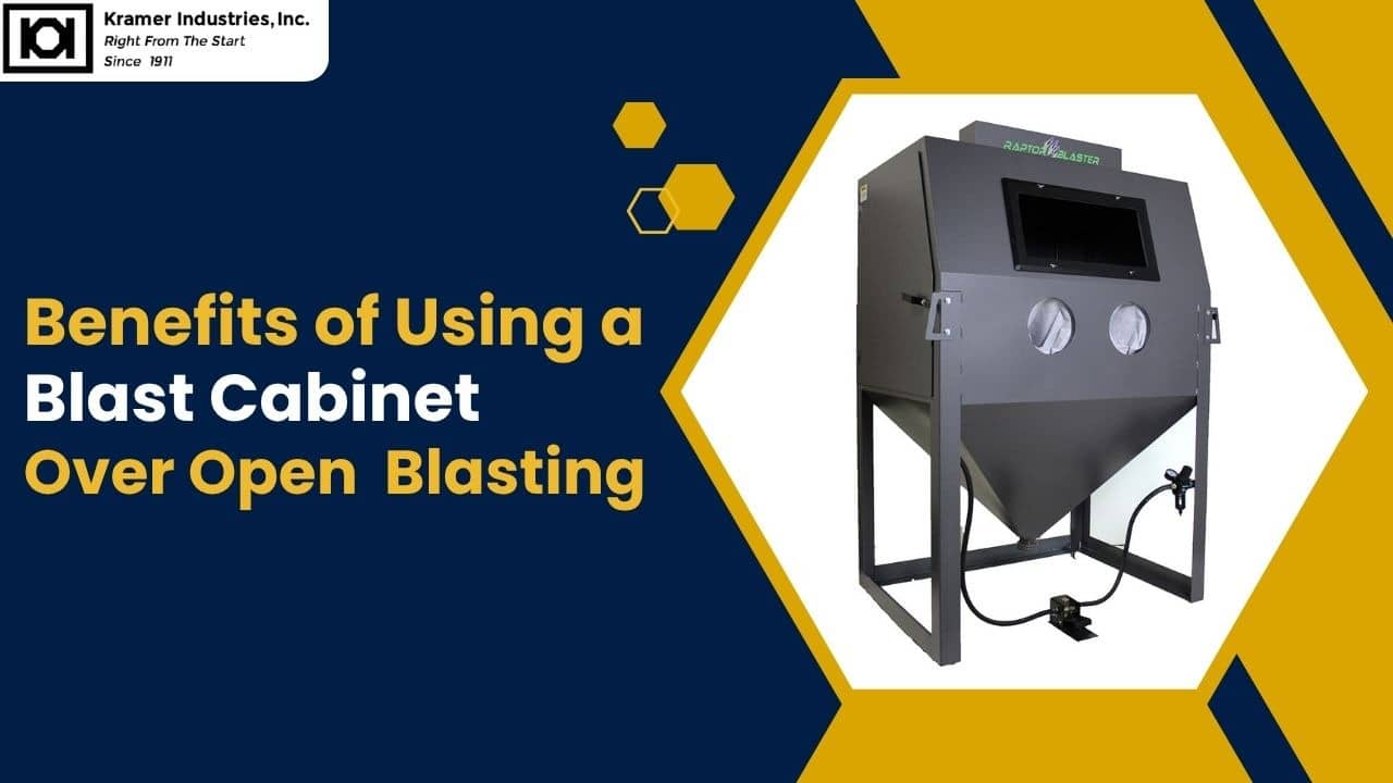Media blast cabinet-Kramer