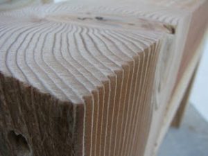 Wood Blasting with Fine Crushed Glass Grit